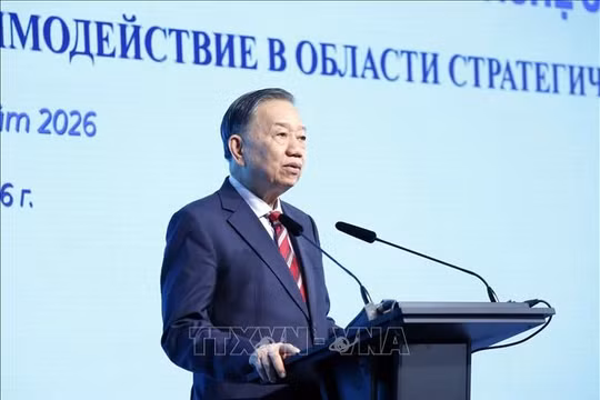 Tổng Bí thư, Chủ tịch nước Tô Lâm phát biểu. Ảnh: Thống Nhất/TTXVN