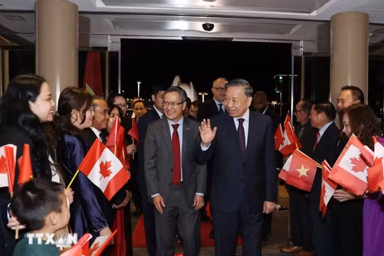 Tổng Bí thư, Chủ tịch nước Tô Lâm bắt đầu thăm cấp Nhà nước tới Canada