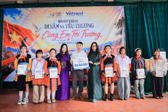 Từ 'Áo ấm cho em' đến tà áo dài trắng: Hành trình 15 năm ý nghĩa của Vietravel Hà Nội