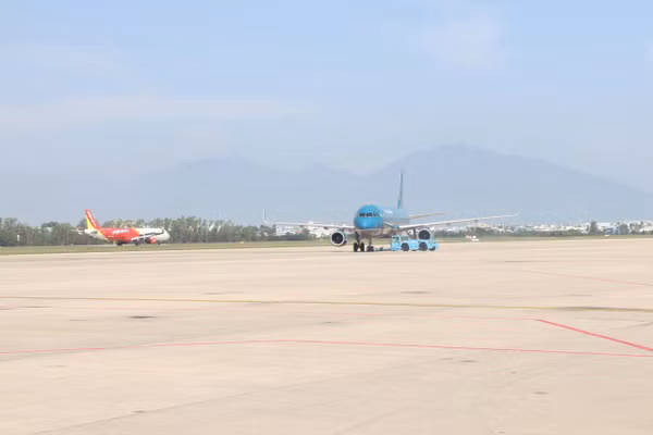 Sân bay quốc tế Đà Nẵng. Ảnh tư liệu