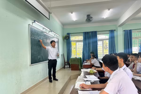 Trường THCS Đặng Thai Mai tổng lực ôn tập cho học sinh ở giai đoạn "nước rút". 