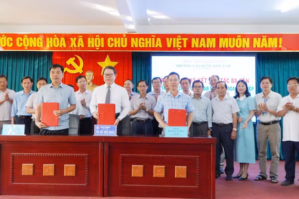 Các đơn vị ký kết hợp tác. 