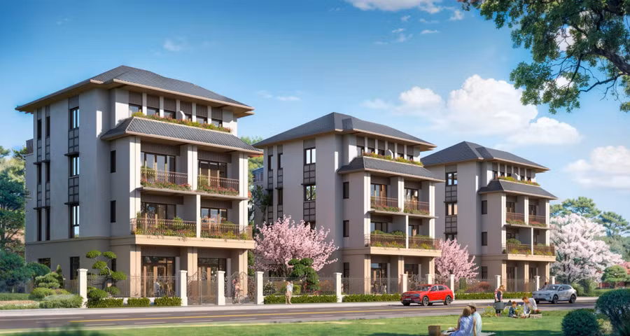 Phối cảnh biệt thự song lập tại Vinhomes Cần Giờ (Ảnh: Vinhomes).