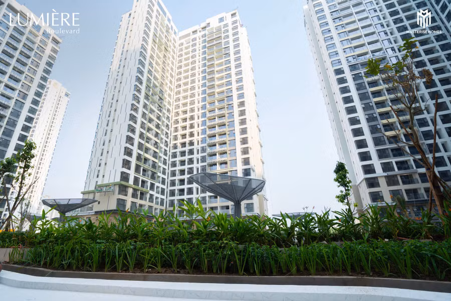 Hình ảnh dự án Lumiere Boulevard tại thời điểm mới bàn giao đầu năm 2024. Ảnh: Chủ đầu tư