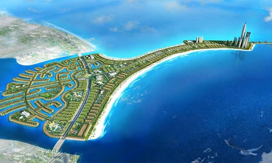 Phối cảnh dự án Vinhomes Green Paradise tại Cần Giờ. Ảnh: Vingroup
