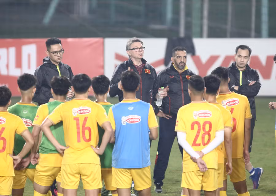 Đội tuyển U23 Việt Nam chuẩn bị cho vòng loại U23 châu Á 2024.