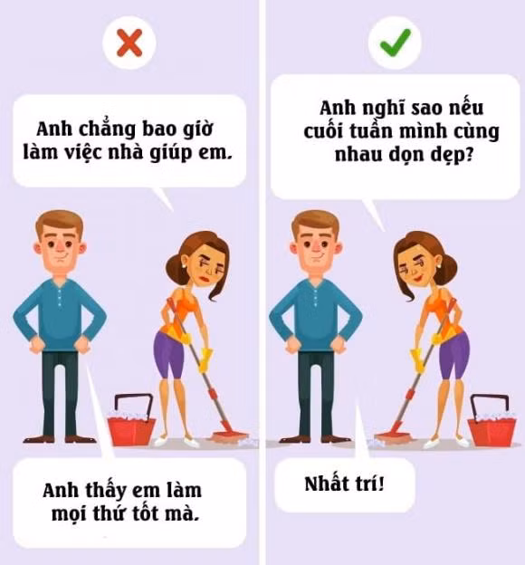 gia đình, câu gì không nên nói với chồng, câu nói phá hoại hạnh phúc