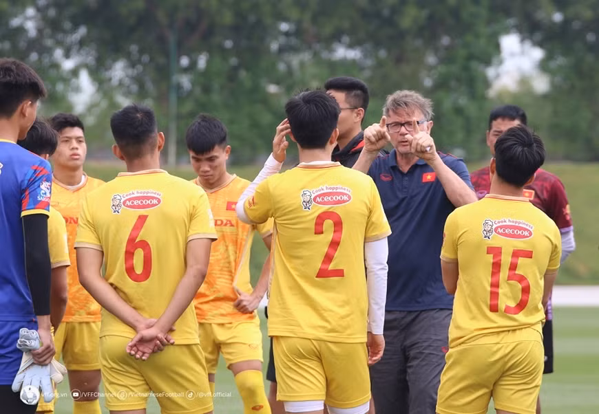 U22 Việt Nam rèn quân ở Vũng Tàu chuẩn bị cho SEA Games.