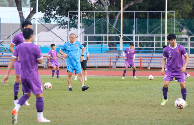 Tuyển Việt Nam sẵn sàng cho trận gặp Campuchia tối nay.