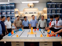 Phòng học STEM được trang bị từ nguồn xã hội hóa của Trường PTDTBT Tiểu học & THCS Đinh Thanh Kháng. Ảnh: NTCC
