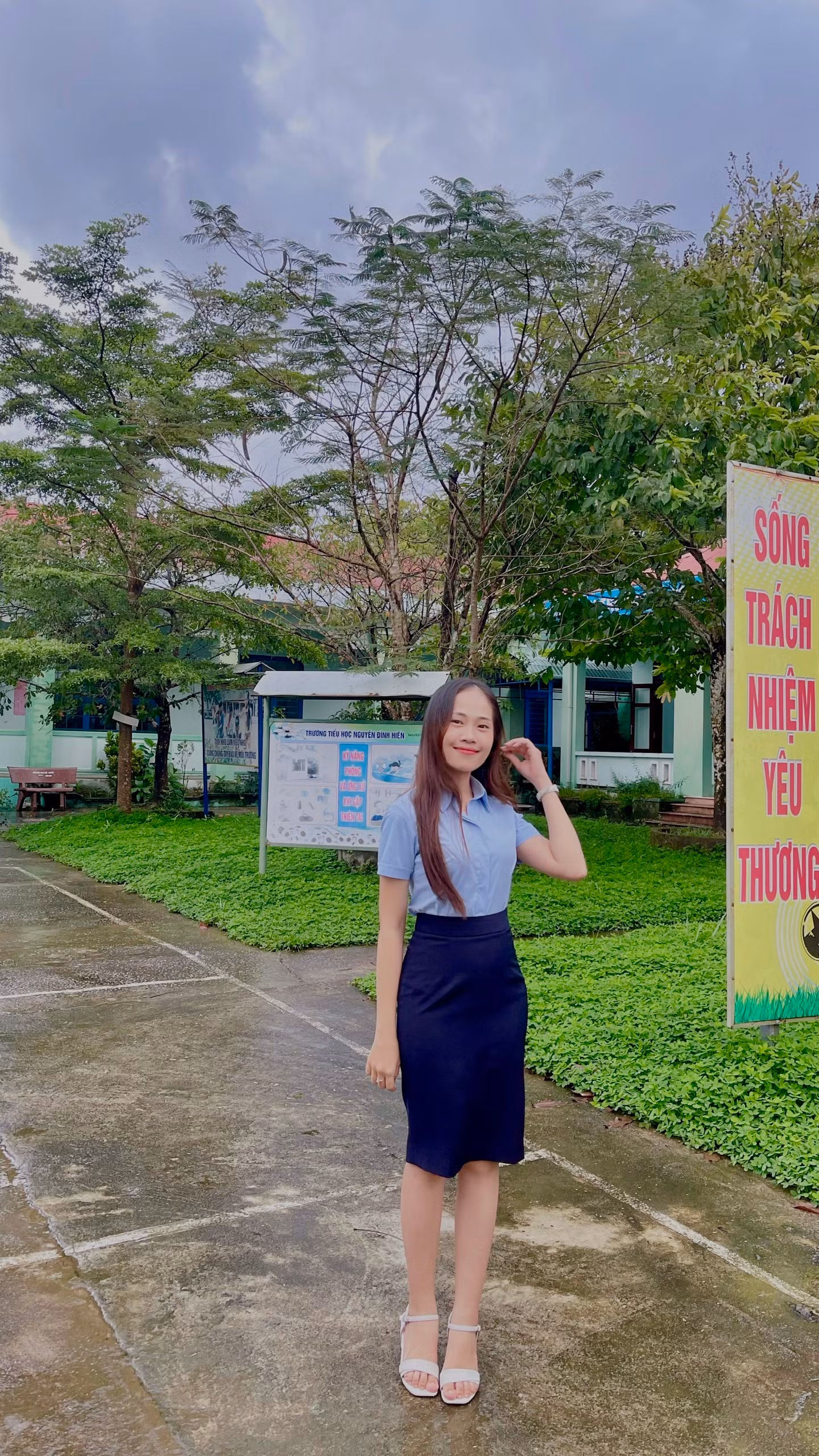 Được vào môi trường giáo dục, cô giáo Lê Hồng Ngọc luôn mong muốn thể hiện niềm đam mê và khao khát với nghề.