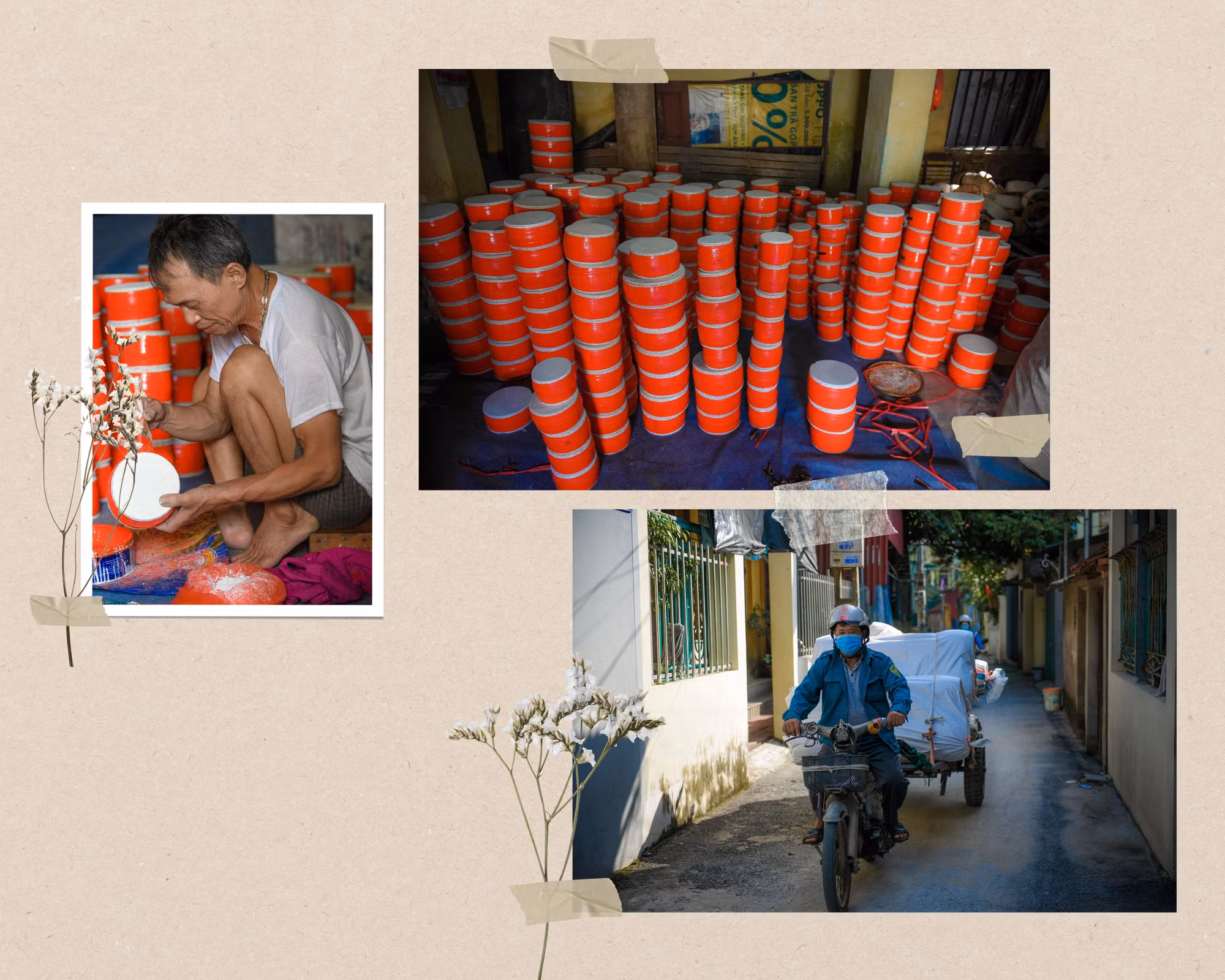 Ông Ninh cho biết vào dịp Trung thu, số lượng trống bán ra tăng mạnh, đa số do thương lái ở Hà Nội thu mua nên sẽ bán được khoảng 50.000 chiếc với giá từ 15.000 - 40.000 đồng tùy kích cỡ. Ông Ninh cho biết vào dịp Trung thu, số lượng trống bán ra tăng mạnh, đa số do thương lái ở Hà Nội thu mua nên sẽ bán được khoảng 50.000 chiếc với giá từ 15.000 - 40.000 đồng tùy kích cỡ.
