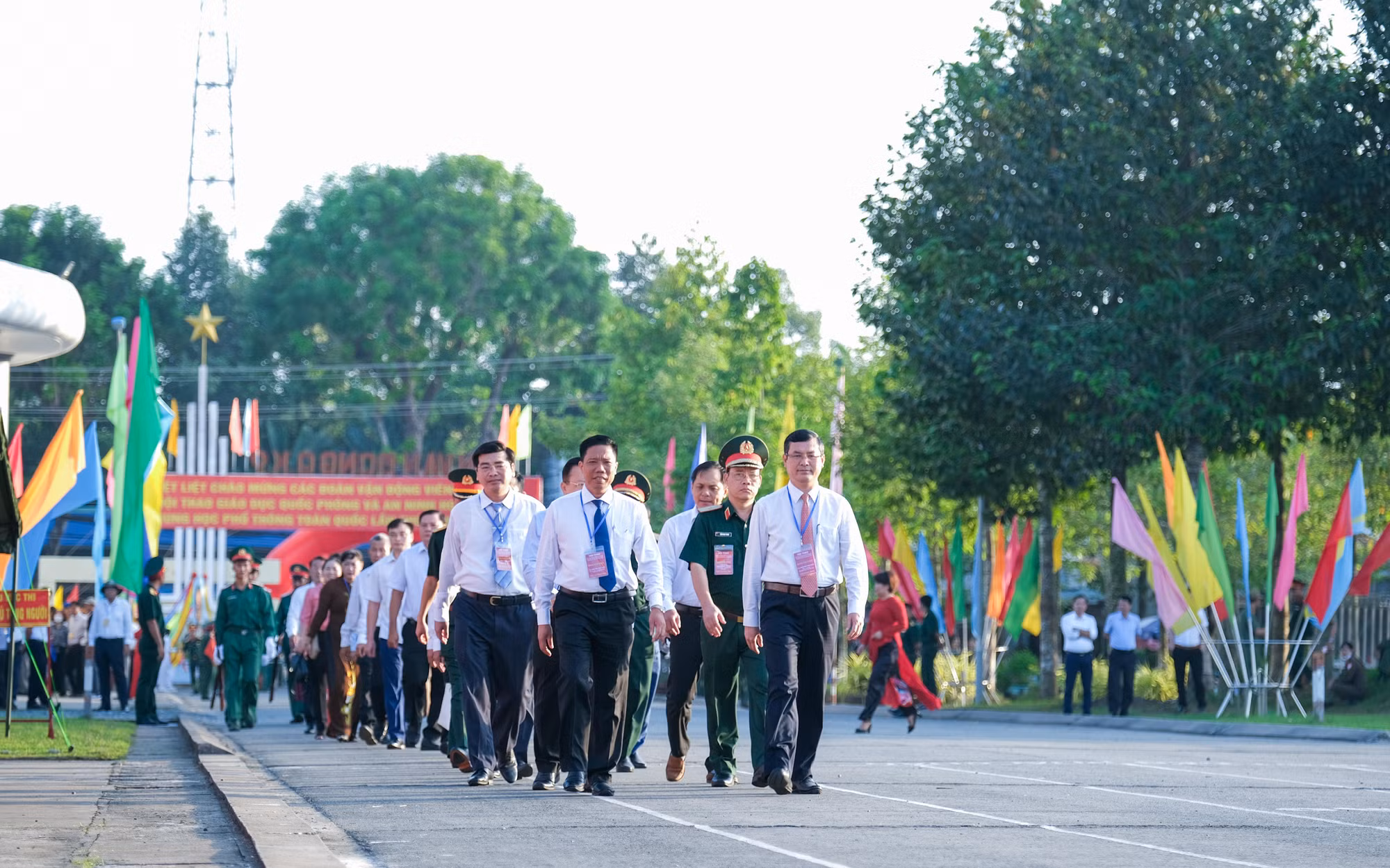 Các đại biểu tham dự Hội thao.