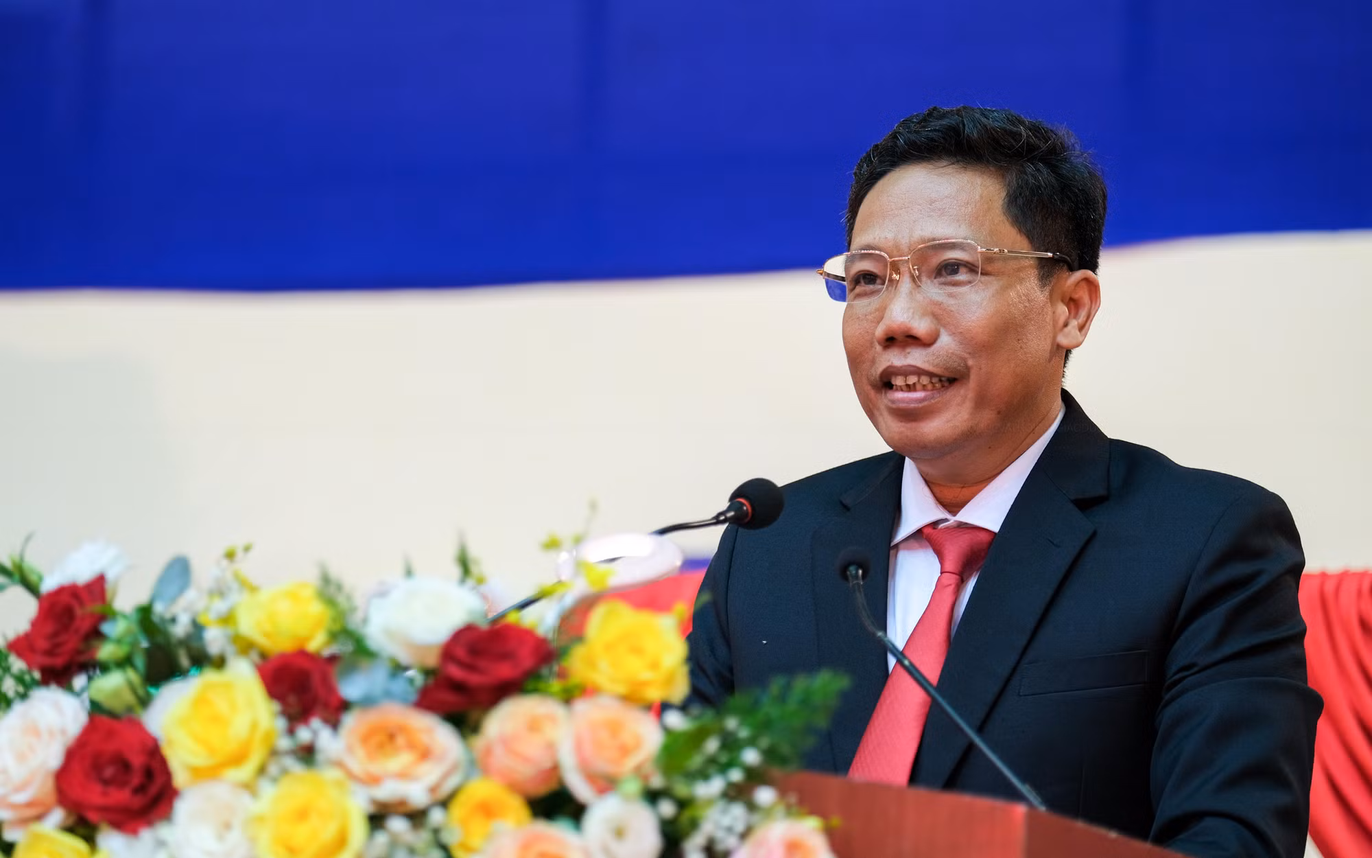 Ông Nguyễn Thực Hiện, Phó Chủ tịch UBND thành phố, Trưởng Ban Chỉ đạo, Ban Tổ chức Đại hội TDTT các cấp tiến tới Đại hội TDTT TP. Cần Thơ lần thứ IX năm 2022 tiếp thu ý kiến lãnh đạo và khai mạc đại hội.