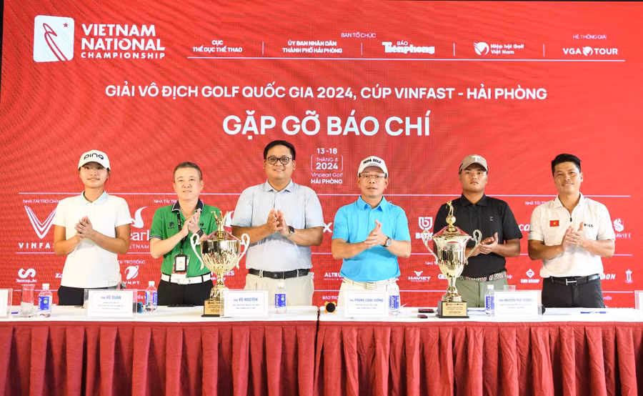 Buổi gặp gỡ báo chí thông tin về Giải vô địch golf Quốc gia 2024.
