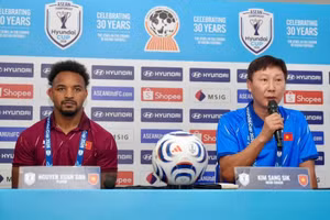 LV Kim Sang-sik tỏ ra thận trọng trước trận gặp Malaysia.