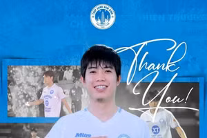 Nguyễn Văn Anh và Hoàng Minh Tuấn chia tay Thép xanh Nam Định.