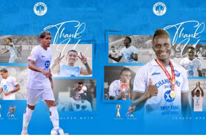 Joseph Mpande và Walber Mota chia tay Thép Xanh Nam Định.