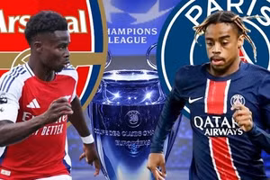 Arsenal tiếp đón PSG trên sân nhà ở lượt trận thứ 2 Champions League.