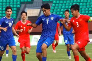 U16 Việt Nam thắng đậm Uzbekistan tại giải Peace Cup 2024.
