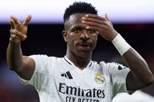 Vinicius Jr nguy cơ bị cấm thi đấu hai năm. 
