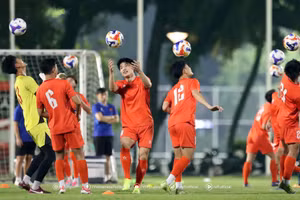 U23 Việt Nam tích cực rèn quân cho trận đại chiến với U23 Philippines.