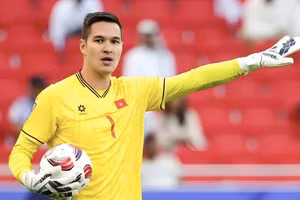 Nguyễn Filip thể hiện quyết tâm cao ở AFF Cup 2024.