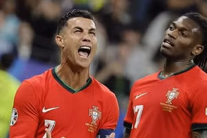 C.Ronaldo nguy cơ bị cấm thi đấu vì quảng cáo bất hợp Pháp ở EURO 2024.