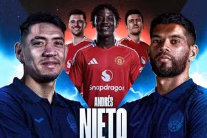 Andres Nieto (trái) và Kan Mo của tuyển Campuchia được triệu tập lên đội hình Các ngôi sao Đông Nam Á,
