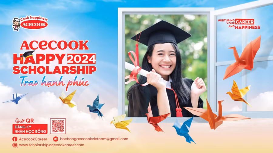 Acecook Happy Scholarship 2024 tại Fanpage Acecook Career