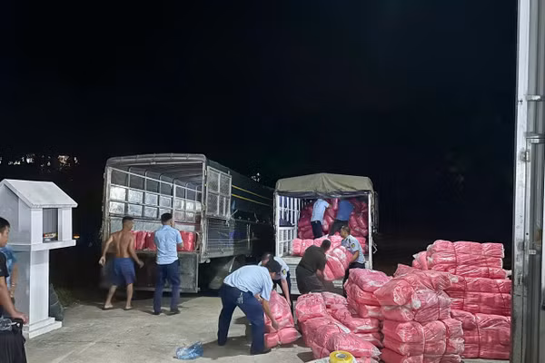 Tang vật bị thu giữ tại hiện trường. Ảnh: TG