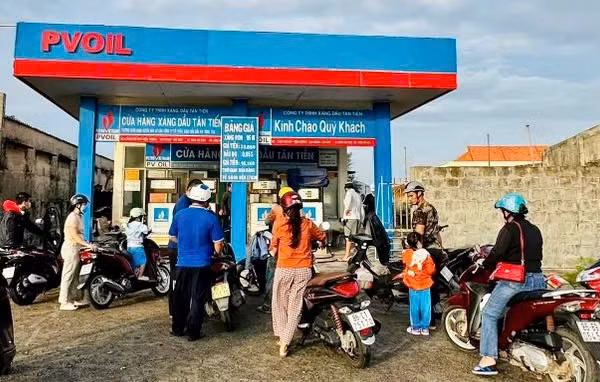 Một cây xăng trên địa bàn tỉnh Lâm Đồng.