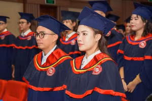Tính từ năm học 2020 - 2021 đến nay, số người học tiến sĩ, thạc sĩ trong nước tăng dần đều. Nguồn: FTU