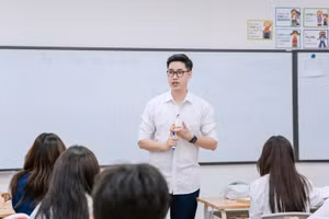 Giờ học tại Phenikaa School. Ảnh: NTCC