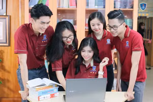 Sinh viên Trường Đại học Nguyễn Tất Thành (TPHCM). Ảnh: NTT.EDU