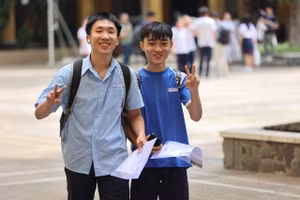 Thí sinh dự thi tốt nghiệp THPT năm 2024 tại TPHCM. Ảnh: Thái Khang