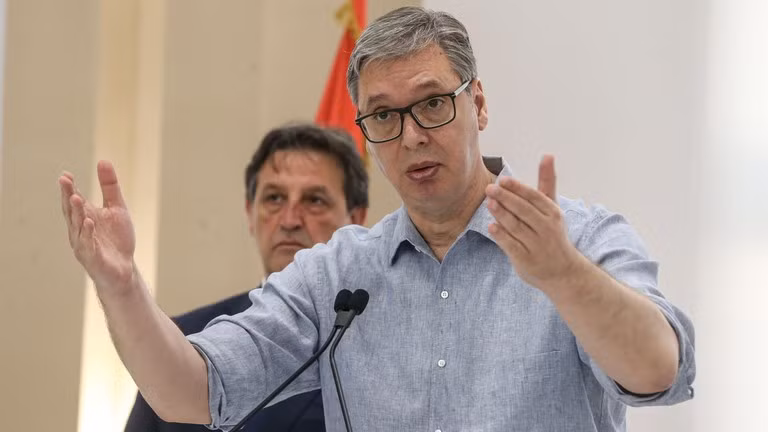 Tổng thống Serbia Aleksandar Vucic.