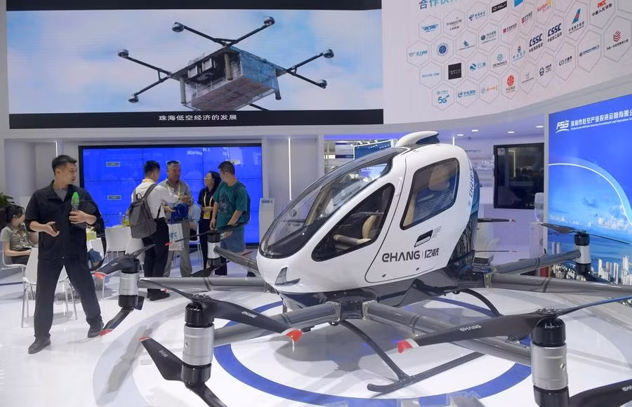 UAV chở khách được cấp phép hoạt động đầu tiên ở Trung Quốc