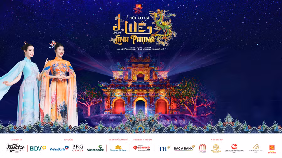 Chương trình nghệ thuật Áo dài “Linh Phụng” với những câu chuyện sống động về huyền thoại chim phụng gắn với áo dài Huế tại Festival mùa Thu Huế 2024.