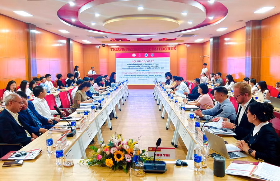 Hội thảo khoa học quốc tế “Hoàn thiện pháp luật về giám định tư pháp: Kinh nghiệm của Việt Nam, Liên bang Nga, Cộng hòa Azerbaijan và một số quốc gia trên thế giới”.