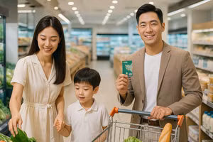 Chủ thẻ có thể thoải mái tận hưởng ưu đãi khi mua sắm cùng thẻ tín dụng OCB JCB Gold