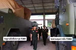 Hệ thống tên lửa phòng không T38 Stilet tối tân của Quân đội Lào