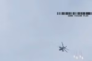 Trực thăng Ka-52 thoát nạn thần kỳ sau khi bị tên lửa Starstreak ngắm bắn