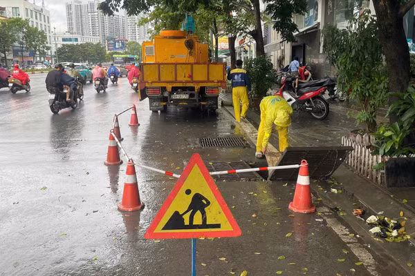 Hà Nội sẽ xây thêm 10 bể ngầm để chống ngập úng 