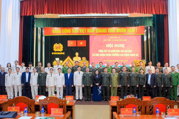 Đào tạo đại học, sau đại học – Mốc son trong 80 năm phát triển của Học viện An ninh Nhân dân