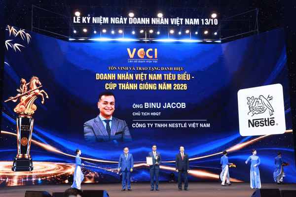 Lễ tôn vinh và trao tặng danh hiệu “Doanh nhân Việt Nam tiêu biểu - Cúp Thánh Gióng” năm 2026.