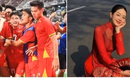 Thanh Thủy cùng dàn hoa hậu đồng loạt chúc mừng Việt Nam vô địch Sea Games 33 
