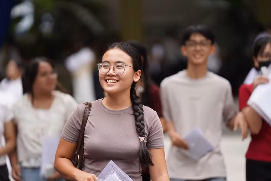 Thí sinh Đà Nẵng dự thi tốt nghiệp THPT năm 2026 tại Điểm thi Trường THPT Trần Phú.