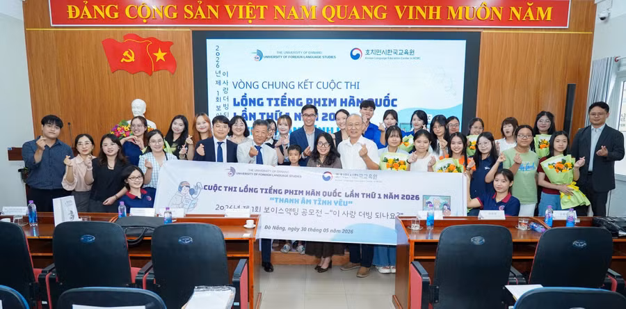 Học sinh, sinh viên Đà Nẵng hào hứng tham gia cuộc thi Lồng tiếng phim Hàn Quốc