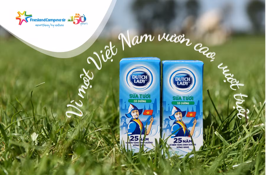 Tập đoàn FrieslandCampina vươn lên TOP 3 Sáng kiến Tiếp cận dinh dưỡng toàn cầu ảnh 4 Phiên bản kỷ niệm 25 năm tại Việt Nam: Cô Gái Hà Lan 25 năm vì nền tảng dinh dưỡng vững vàng